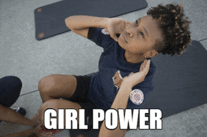 CountyofLA girl workout training girl power GIF