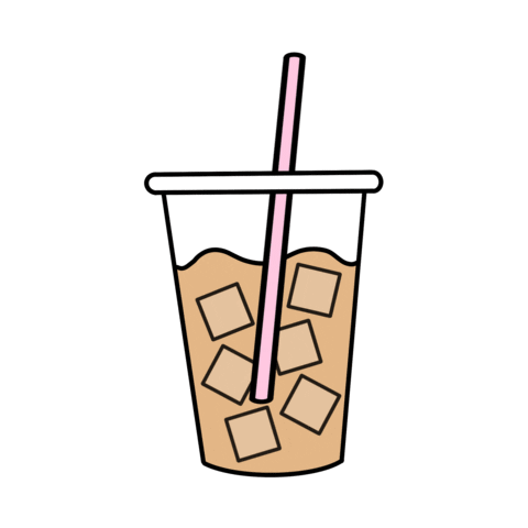 Iced Coffee Sticker