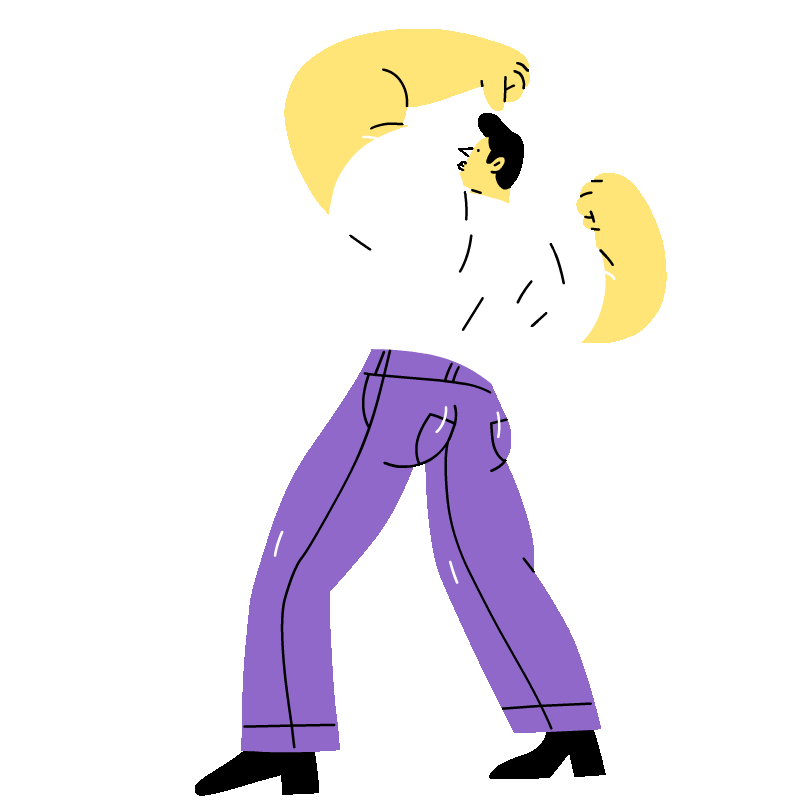 Man Flexing Sticker by Lobster Studio for iOS & Android GIPHY