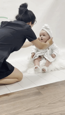 Chill Cute Baby GIF by My Baby Spa