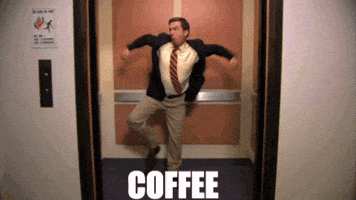 deathwishcoffee dance coffee the office theoffice GIF