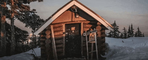 Log Cabin Roof Insulation GIF