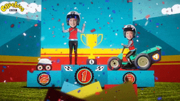 Winning First Place GIF by CBeebies HQ