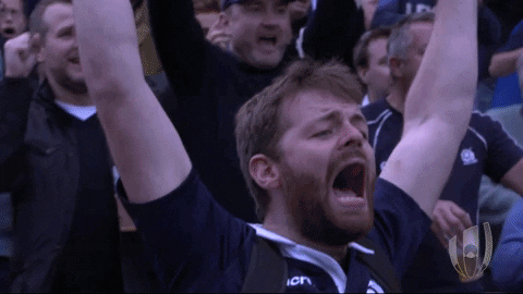 Scotland Rugby Sport GIF by Rugby World Cup