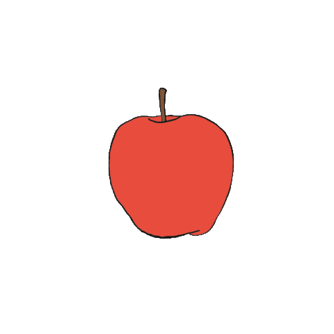 Illustration Eating Sticker