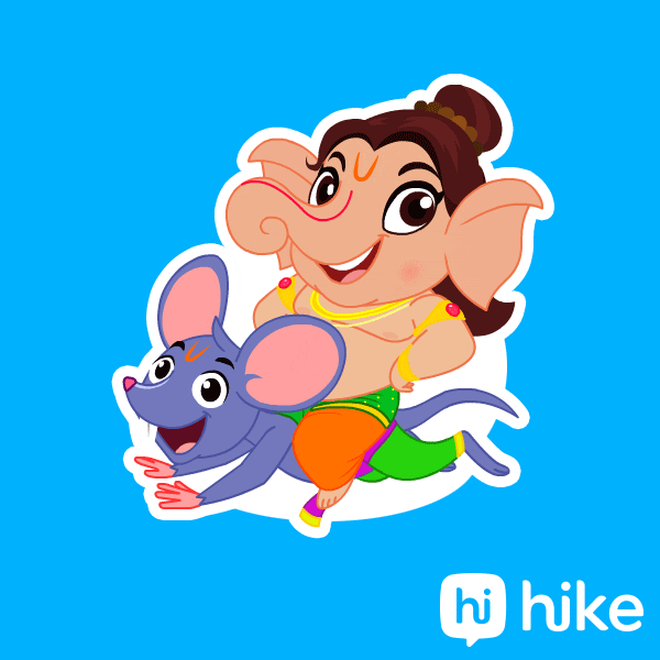 Ganesh Chaturthi Trending Gif By Hike Sticker - Find & Share on GIPHY