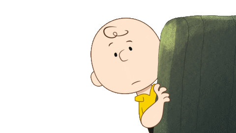 Scared Cartoon Sticker by Peanuts for iOS & Android | GIPHY