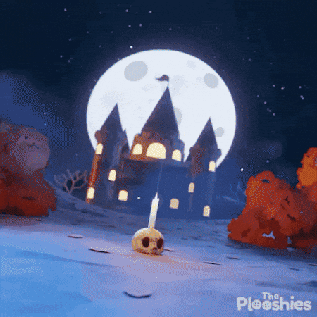 Trick Or Treat Halloween GIF by The Plooshies