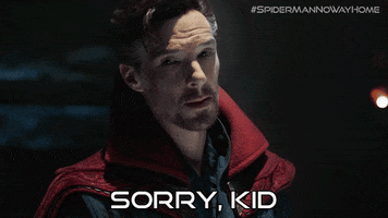 Sorry Benedict Cumberbatch GIF by Spider-Man