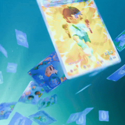 Trading Cards Trencher GIF