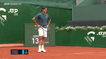 Confused Roger Federer GIF by Tennis TV