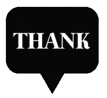 Thanks Thank You Sticker by Shop Boem
