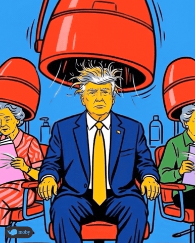 Trump Waiting GIF by Moby