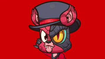 Attacking Top Hat GIF