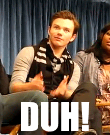Chris Colfer GIF - Find & Share on GIPHY