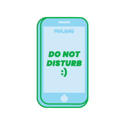 Disturb Take Care Sticker by Molang