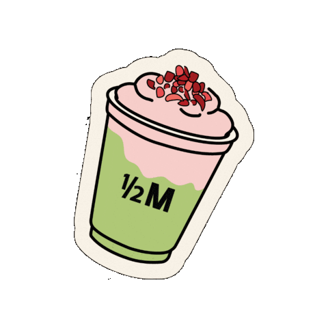 Matcha Sticker by Half Million
