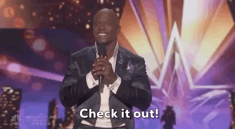 Gif of Terry Crews saying Check It Out on America's Got Talent