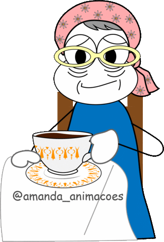 Cafe Cha Sticker