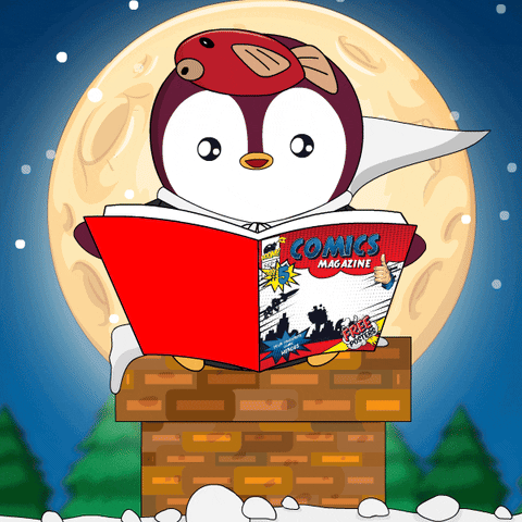Read Comic Book GIF by Pudgy Penguins