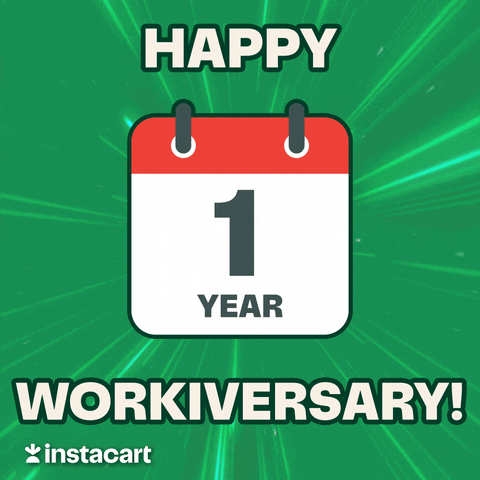 Happy Anniversary Grocery GIF by Instacart