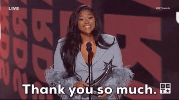 Thank You So Much GIF by BET Awards
