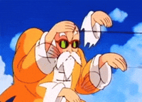 Catching Master Roshi GIF