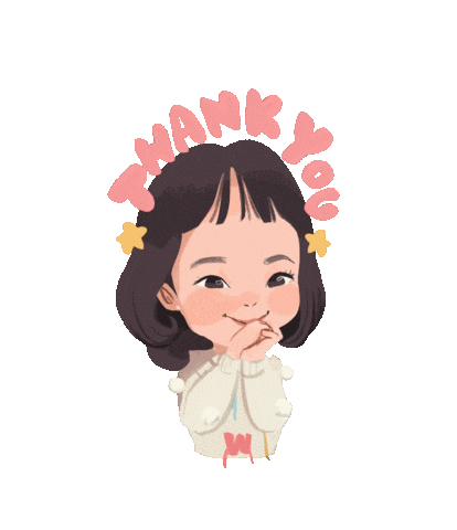 Thanks Daughter Sticker by Rafhi Dominic