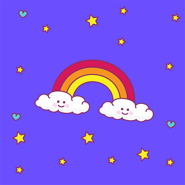 Animation Rainbow GIF by Jessica Lau - Find & Share on GIPHY