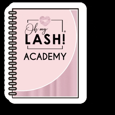Oh-my-lash pink beauty school makeup GIF