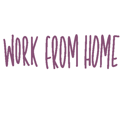 Working Remotely Work From Home Sticker