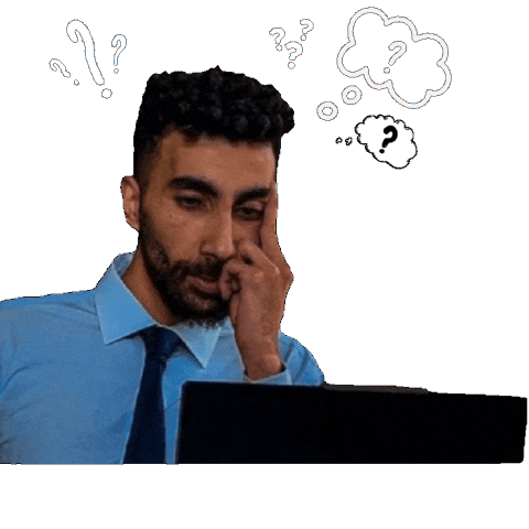 Think Question Mark Sticker