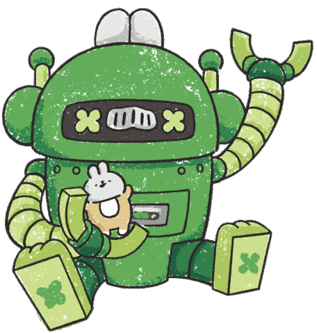 Power Robot Sticker