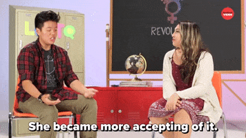 Accepting Gay Pride GIF by BuzzFeed