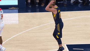 Blue And Gold Basketball GIF by Indiana Pacers