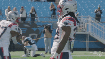 Warm Up Reaction GIF by New England Patriots