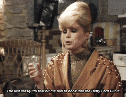 drunk absolutely fabulous GIF