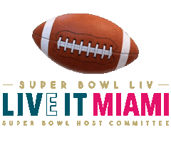 Miami Super Bowl Host Committee Sticker