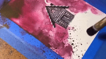 Painting Watercolor GIF by KeeverGlass