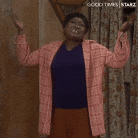 Good Times Reaction GIF by STARZ