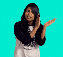 priya shah reluctant clap GIF by Originals