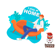 Stayathome Sticker by Interna Unhas