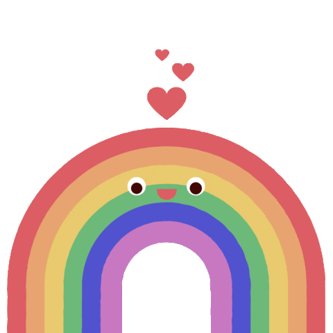 Rainbow Love Sticker