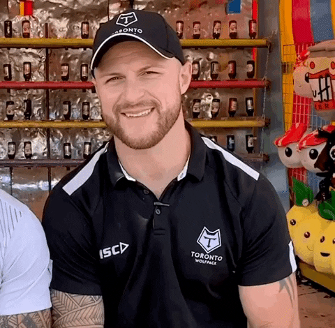 Rugby League Fist Bump GIF by Toronto Wolfpack