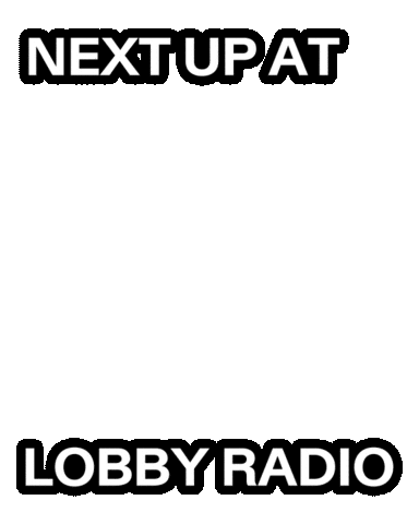 Recording Dj Set Sticker by Lobby Radio