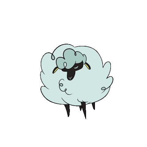 Sheep Sticker by Alex Phillip