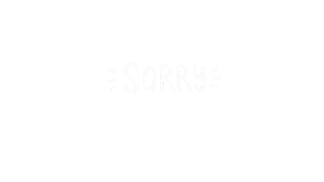 Sorry Oh No Sticker by Kelsey Camacho