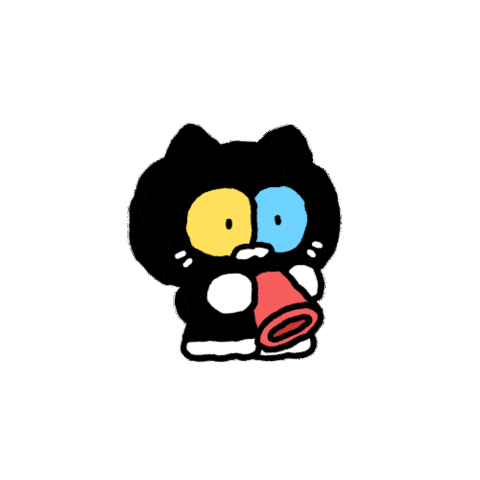 Cat Sticker by bubble