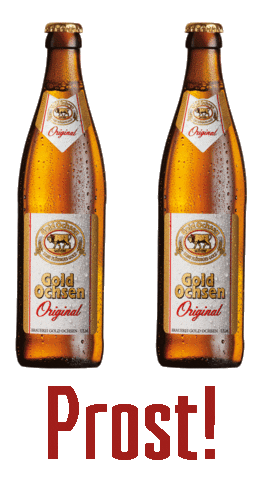 Brauerei Gold Ochsen Sticker