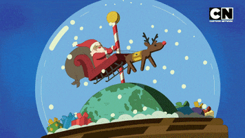 Santa Claus Trineo GIF by Cartoon Network EMEA
